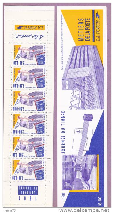BC N° 2689A La Bande Carnet Vertical Comprenant 6 Timbres N° 2689 Et 2 Vignettes - Dag Van De Postzegel
