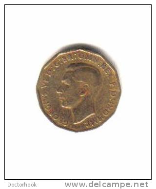 GREAT BRITAIN   3  PENCE  1943 (KM # 849) - F. 3 Pence