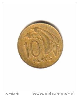 URUGUAY   10  PESOS  1968 (KM # 51) - Uruguay