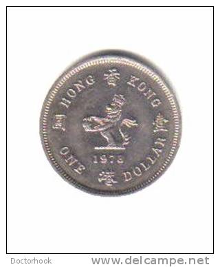 HONG KONG   $1 DOLLAR  1978 (KM # 43) - Hongkong