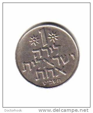 ISRAEL   1  LIRAH  1969 (KM # 47.1) - Israel