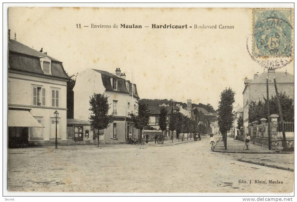 *  HARDRICOURT. - Boulevard Carnot - Hardricourt