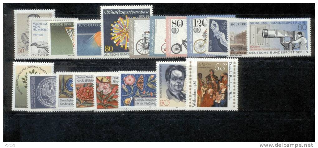 Berlin 730 - 749 Komplettes Jahr 1985 /  Year 1985 Complete Postfrisch MNH ** - Ungebraucht