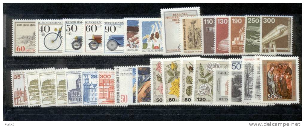 Berlin 659 - 688 Komplettes Jahr 1982 /  Year 1982 Complete Postfrisch MNH ** - Ungebraucht