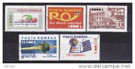 Roumanie 2002 - Yv.no.4764-8 Obliteres,serie Complete - Used Stamps