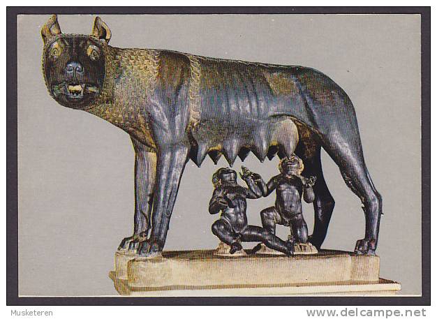 ## Italy PPC Roma Musei Capitolini - Lupa Capitolina Romolus & Remus Feeding From The Wolf - Museums