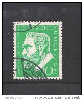 GERMANY 1955 Used Stamp(s) Oskar Von Miller Nr. 209 - Gebraucht