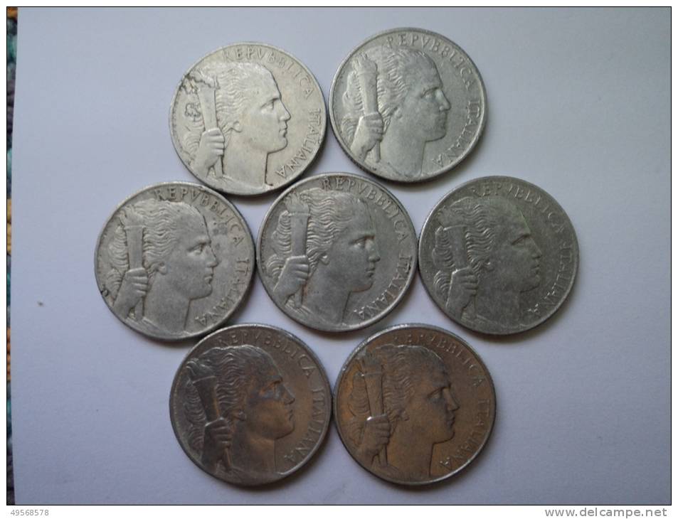 ITALIA REPUBBLICA  -  5 £IRE  UVA  1948  - 1949  - - 10 Lire