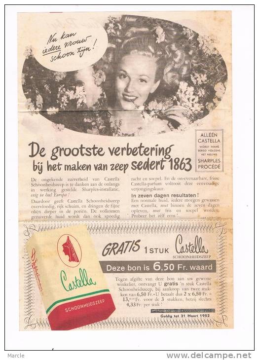 Flyer 1952 Zeep Castella - Advertising