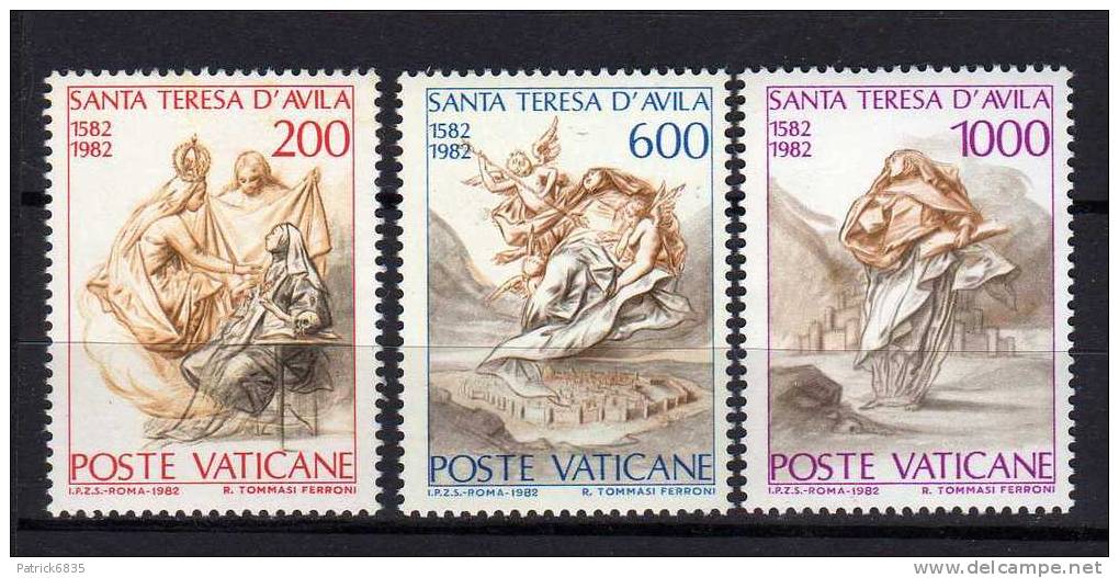 Vaticano ** - X-1982-  4° Centenario Della Morte Di Santa Teresa D´Avila  Nuovi - Used Stamps