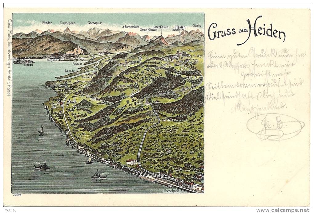 1900 Gruss Aus Heiden - Heiden