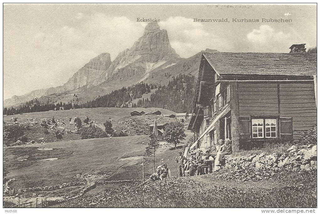 1906 Braunwald, Kurhaus Rubschen - Braunwald