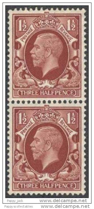 Great Britain King George PAIR MINT 1934 Sc. # 212 NON Hinged  Read Description - Neufs