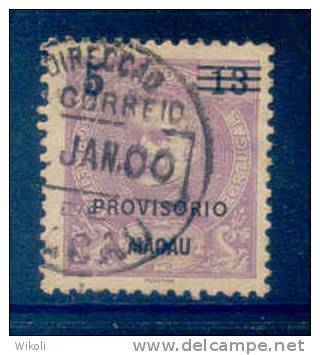 ! ! Macau - 1899 D. Carlos W/OVP 5 A - Af. 91 - Used - Usados