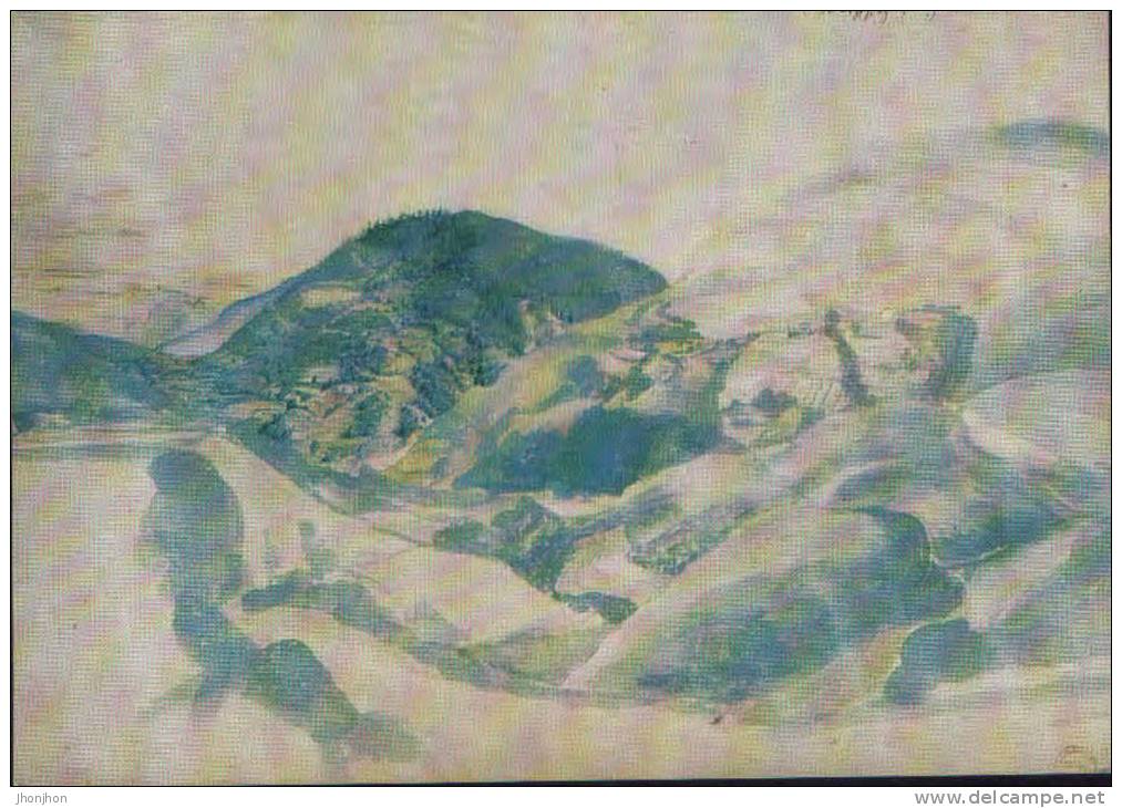 Germany-Postal Stationery Postcard 1971-Painting A.Durer-Welsches Mountains - Impressionismo