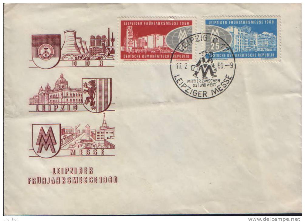 Germany(DDR) -Envelope Occasionally 1960-Leipzig Spring Fair 1960 - Verano 1956: Melbourne