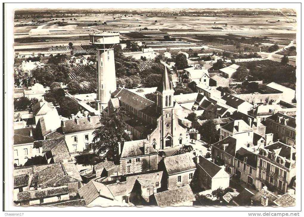 86 -  En Avion Au-dessus De ...  NEUVILLE  -  L´ Eglise  - CPSM  Grand Format - Neuville En Poitou