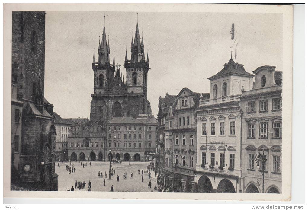 BÖHMEN & MÄHREN; Prag - Praha, Teinkirche - Sudeten