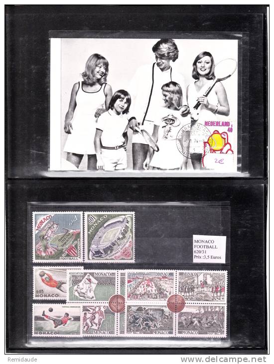 SPORTS - LOT TIMBRES NEUFS Sur 2 FEUILLES - LE PRIX DE VENTE De DETAIL ETAIT DE 100 EUROS - Collections (sans Albums)