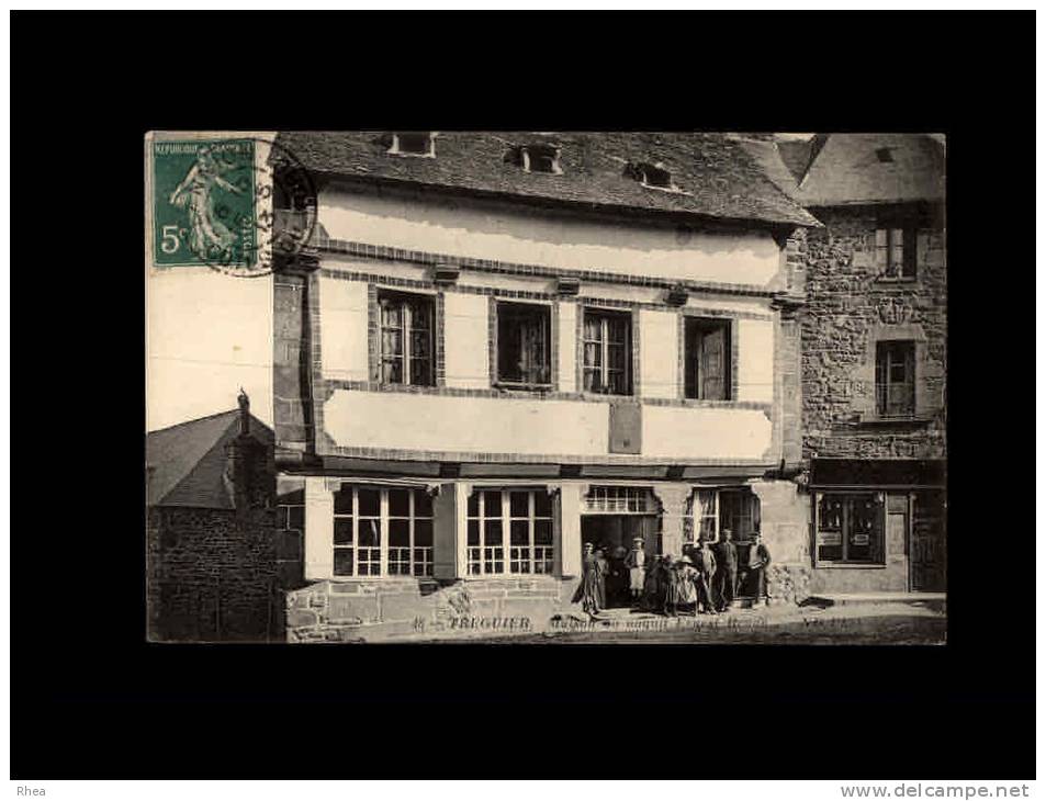 22 - TREGUIER - Maison Où Naquit Ernest Renan - 48 - Tréguier