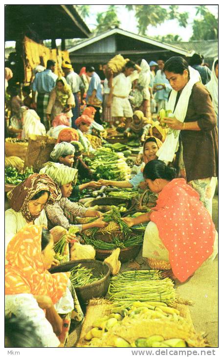 A Malay Market Scene - Malaysia