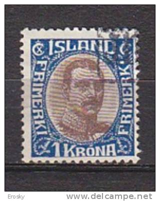 Q1049 - ISLANDE ICELAND Yv N°95 - Usados