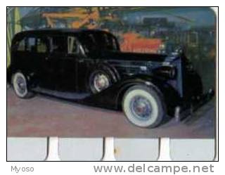 Plaque Metal Publicite COOP, L'auto A Travers Les Ages N°96 Packard 1934 - Altri & Non Classificati