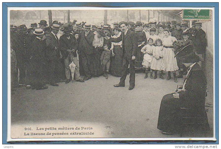 75 - PARIS - Les Petits Métier - J. H. -- N° 901 - La Liseuse De Pensée Extralucide - Petits Métiers à Paris