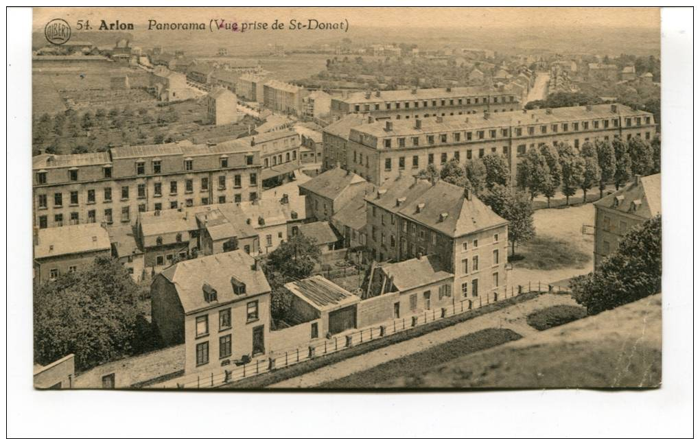 Ancienne Cp "Arlon, Panorama, Vue Prise De St-Donat "  Avec Valeur Et Cachet 1932 - Arlon