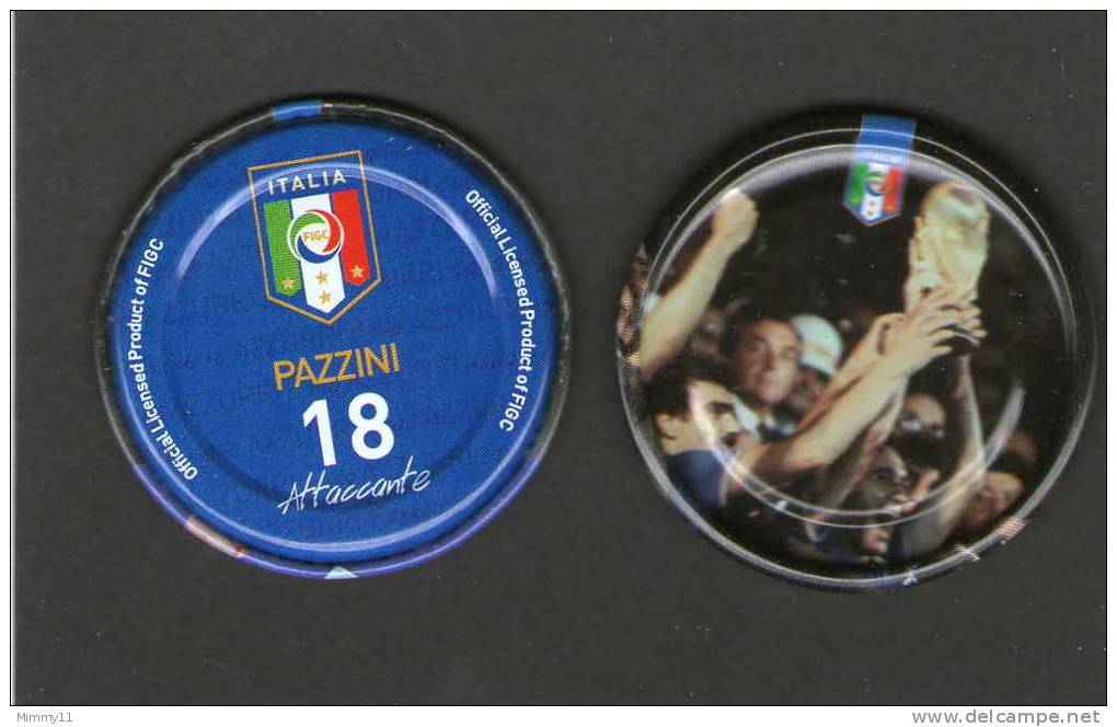 VARIETA'!!!!!! RARITA' - I DISCHETTI Della NAZIONALE AZZURRA -Prodotto Con Licenza Ufficiale FIGC - Figurines En Métal