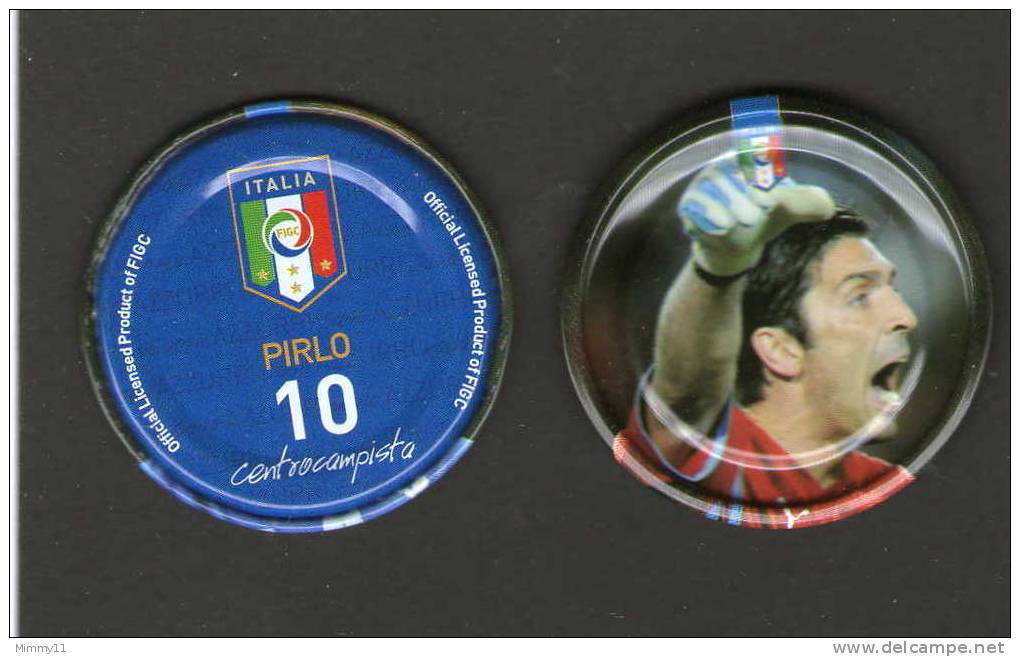 VARIETA'!!!!!! RARITA' - I DISCHETTI Della NAZIONALE AZZURRA -Prodotto Con Licenza Ufficiale FIGC - Figurine In Metallo