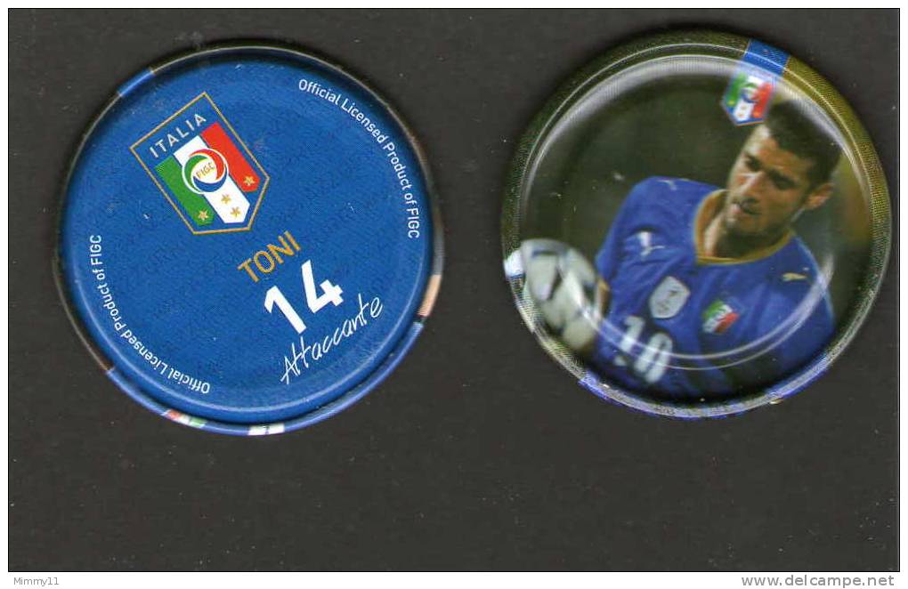 VARIETA'!!!!!! RARITA' - I DISCHETTI Della NAZIONALE AZZURRA -Prodotto Con Licenza Ufficiale FIGC - Figurine In Metallo