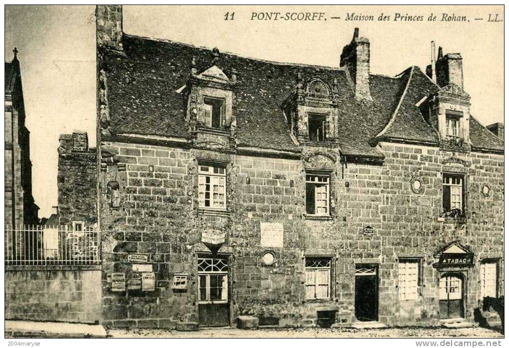 56 - PONT SCORFF 6 MAISON DES PRINCES DE ROHAN - - Pont Scorff