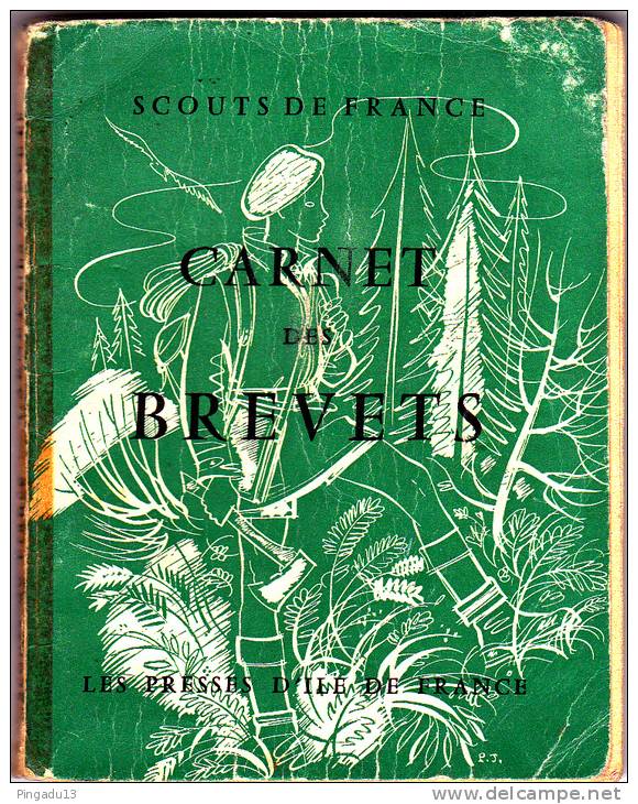 Scouts De France Carnet Des Brevets 1957 Scoutisme - Scoutisme