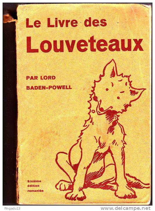 Le Livre Des Louveteaux Par Lord Baden Powel 1931 Scouts De France Scoutisme - Scouting