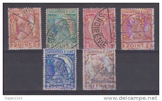 Albania Mi#29/34 1913 USED - Albania