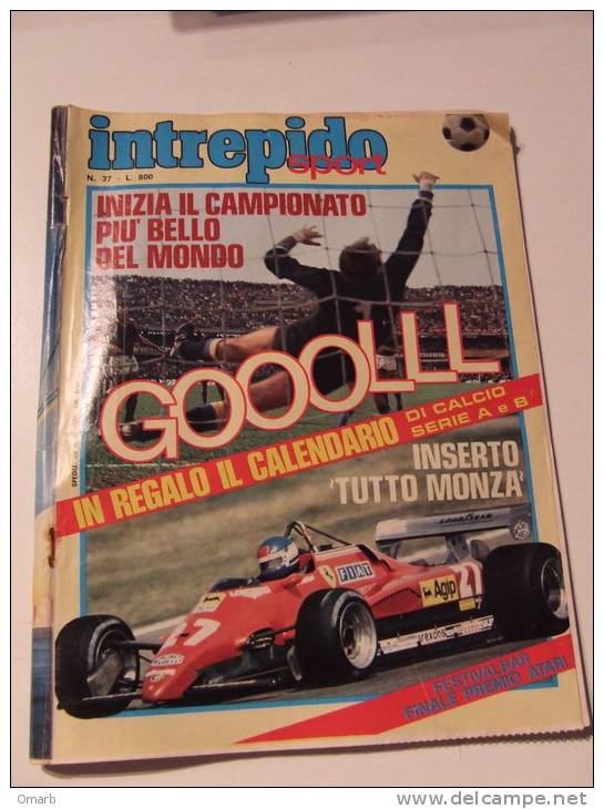P029 Intrepido Sport N.37, Vintage, Fumetti, Sport, Ferrari, Automobilismo, Juventus, Scherma, Festivalbar, Cantante - Deportes