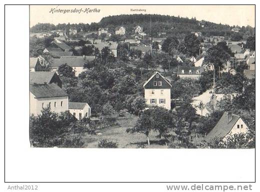 Hintergersdorf Hartha Sachsen Wohngebiet Häuser Harthaberg Sw Um 1920 - Hartha