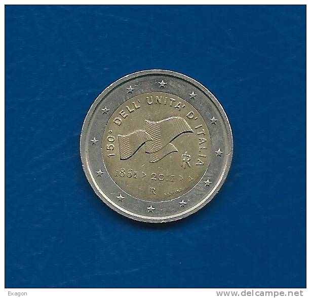 2  EURO -  Commemorativi  - ITALIA -  150° Anniversario  Unità D'Italia  - Anno 2011. - Italia