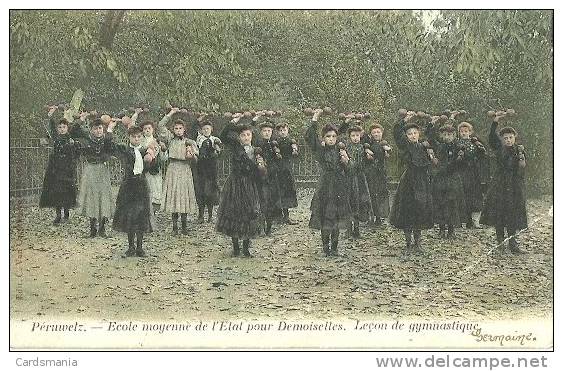 Peruwelz-Bon-Secours(Belgio)-Ecole-1906 - Perwez