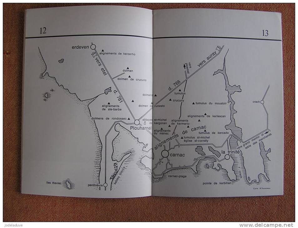 CARNAC  Menhirs Dolmens  Le Quintrec  Charles Monuments Mégalithiques Histoire Archéologie - Archeologie