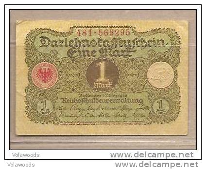Germania - Banconota Da 1 Marco P-58 - 1920 - 1 Mark