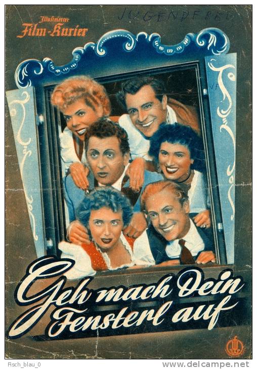 IFK 1696 Geh Mach Dein Fensterl Auf 1953 Gunther Philipp Heimatfilm Hans Olden - Zeitschriften