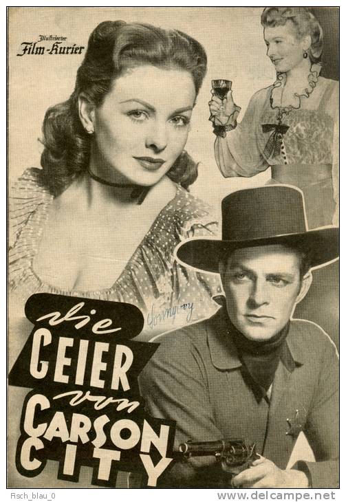 IFK 2144 Die Geier Von Carson City 1955 City Of Bad Men Western Jeanne Crain - Zeitschriften