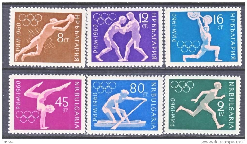 Bulgaria  1113-18   **  SUMMER  OLYMPICS - Unused Stamps