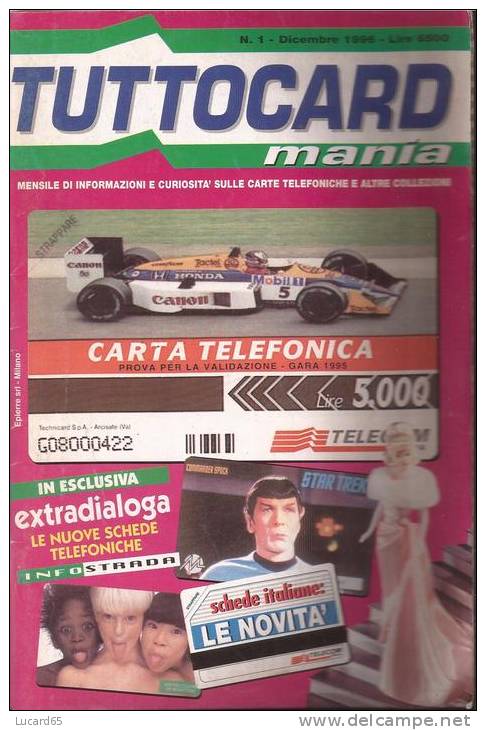 TUTTOCARD MANIA - DICEMBRE 1996 - Libri & Cd