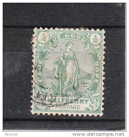 Capo Di Buona Speranza   -   1896.  Dea Good Hope  ½  Penny. Nice Stamp, Well Centered - Cape Of Good Hope (1853-1904)