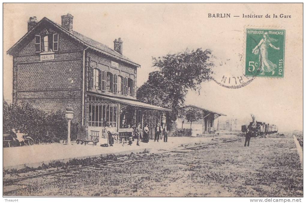 ¤¤  -   BARLIN   -   Intérieur De La Gare  -  Train , Chemin De Fer   -  ¤¤ - Barlin