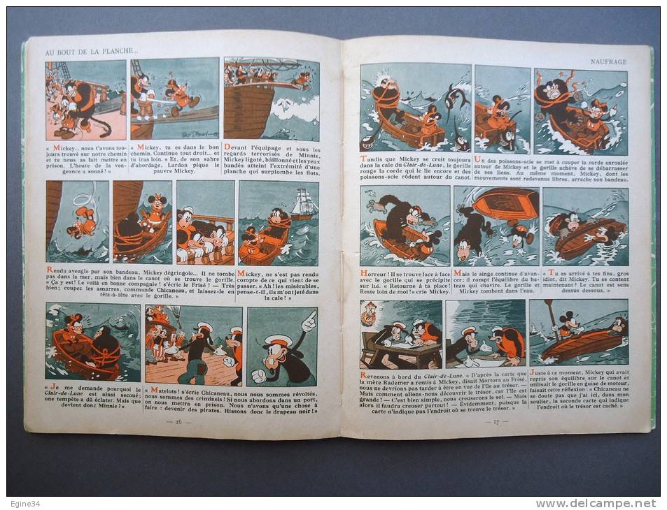 Enfantina - Walt Disney  - MICKEY Et Le TRESOR  - Edition 1952 - - Disney