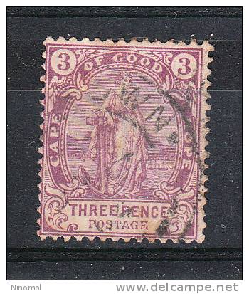 Capo Di Buona Speranza   -   1896.  Dea  Good Hope  3 Pence. Very Fine - Cap De Bonne Espérance (1853-1904)